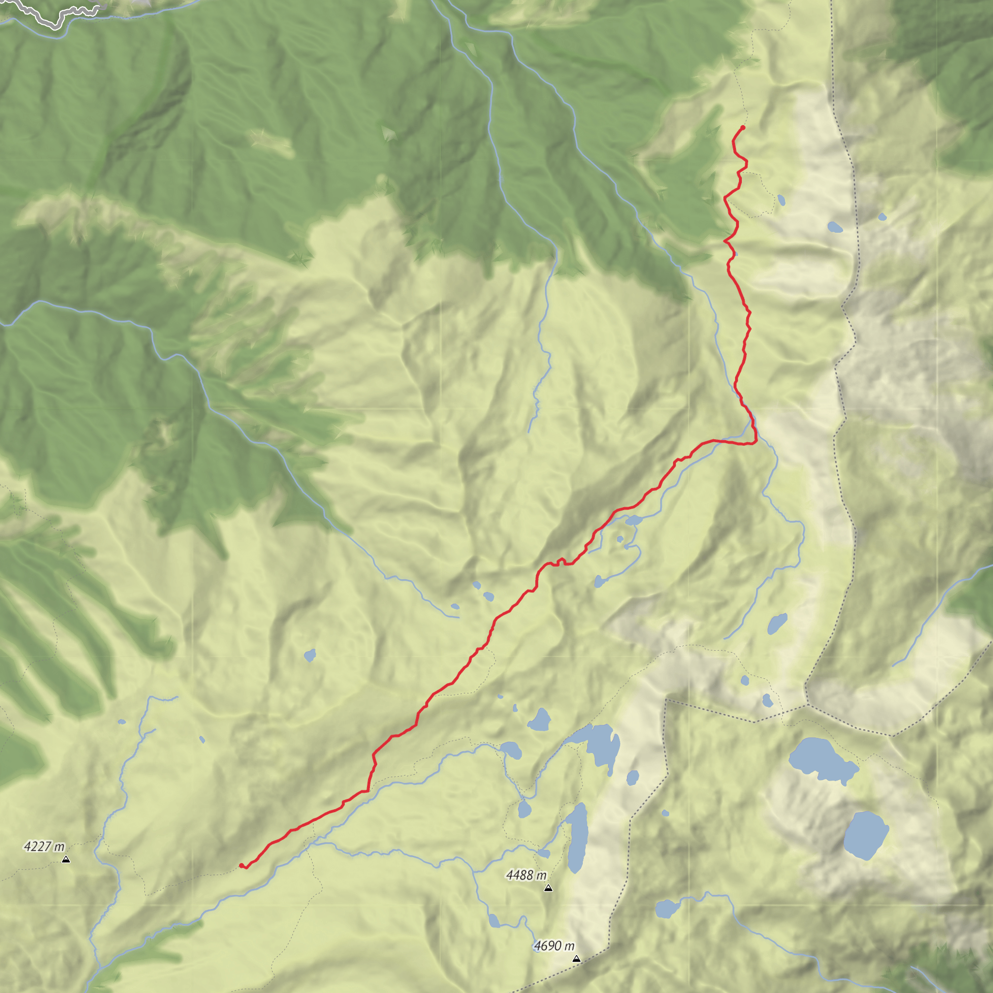 Labathamba to Pangkha mobile static map