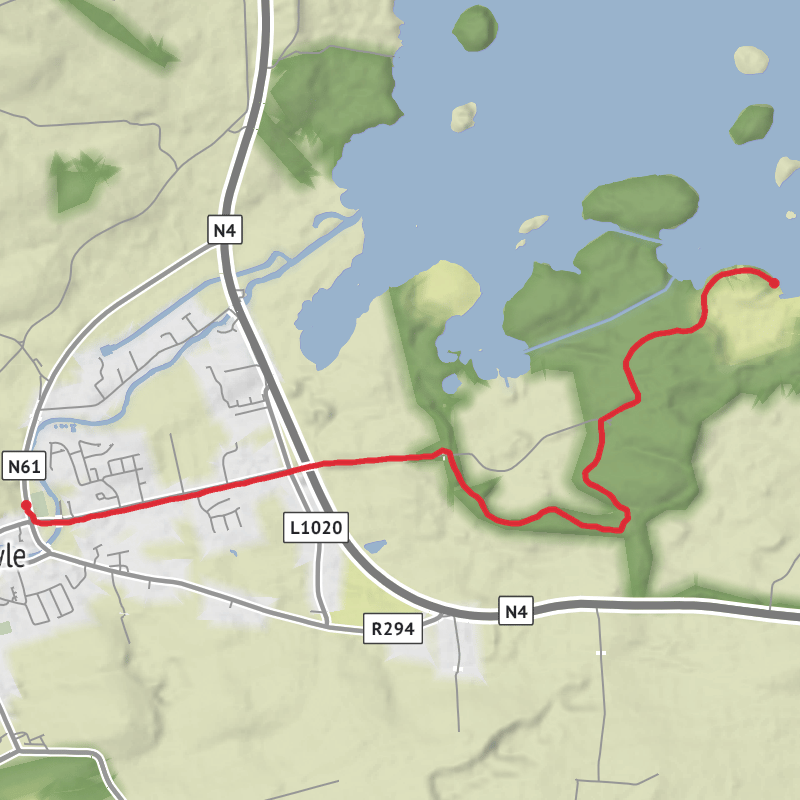 A map preview of the recording Sligo Road - Jul 2.