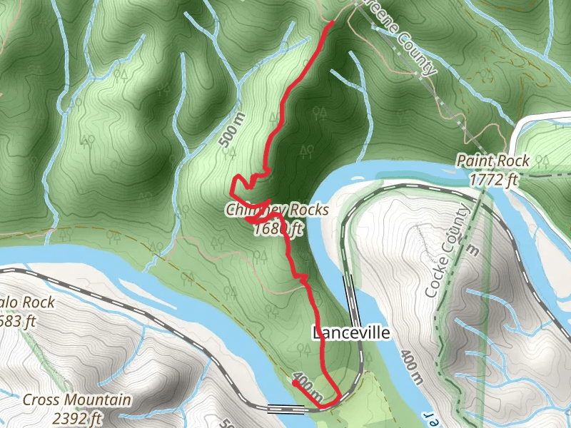 Chimney Rocks Trail