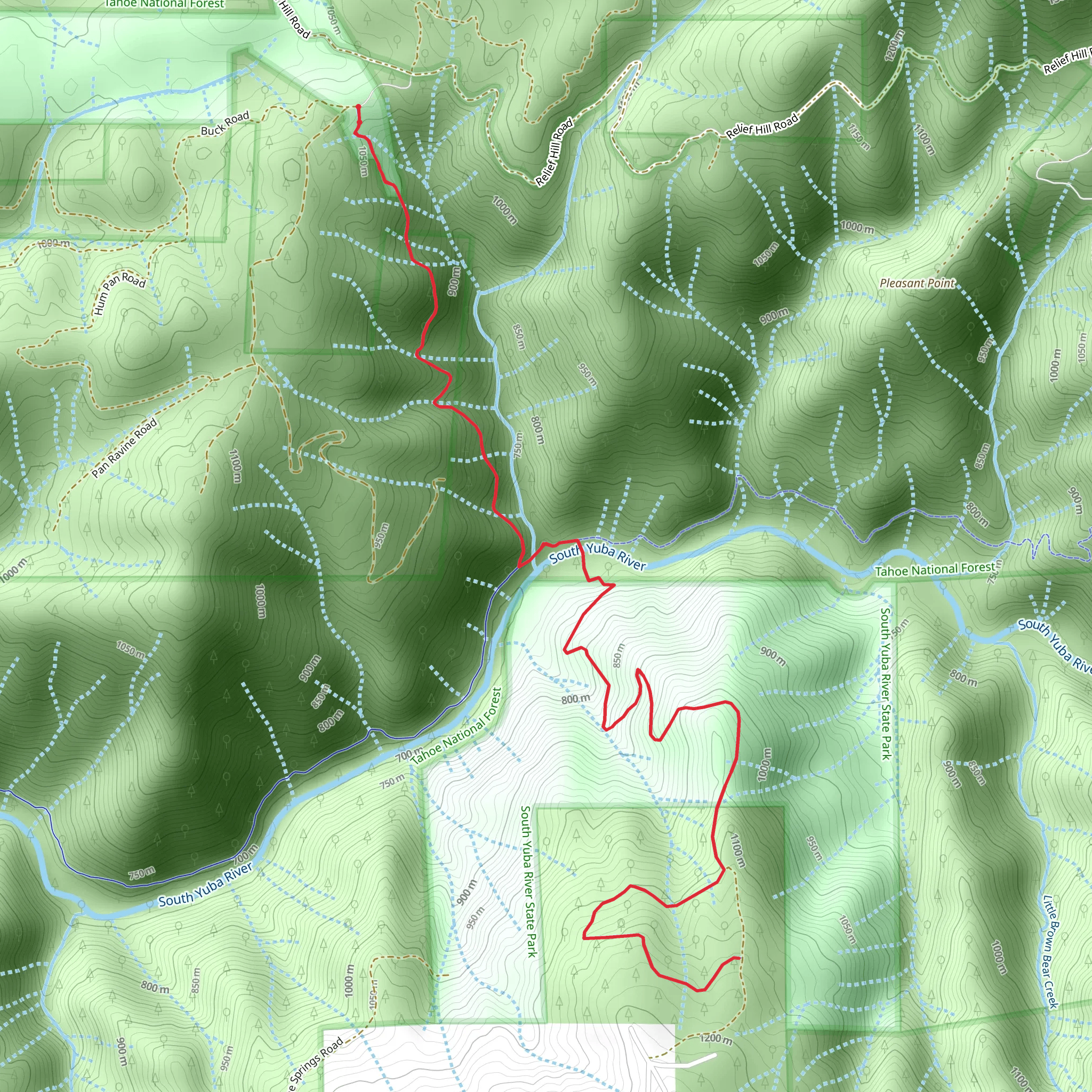 Missouri Bar Trail mobile static map