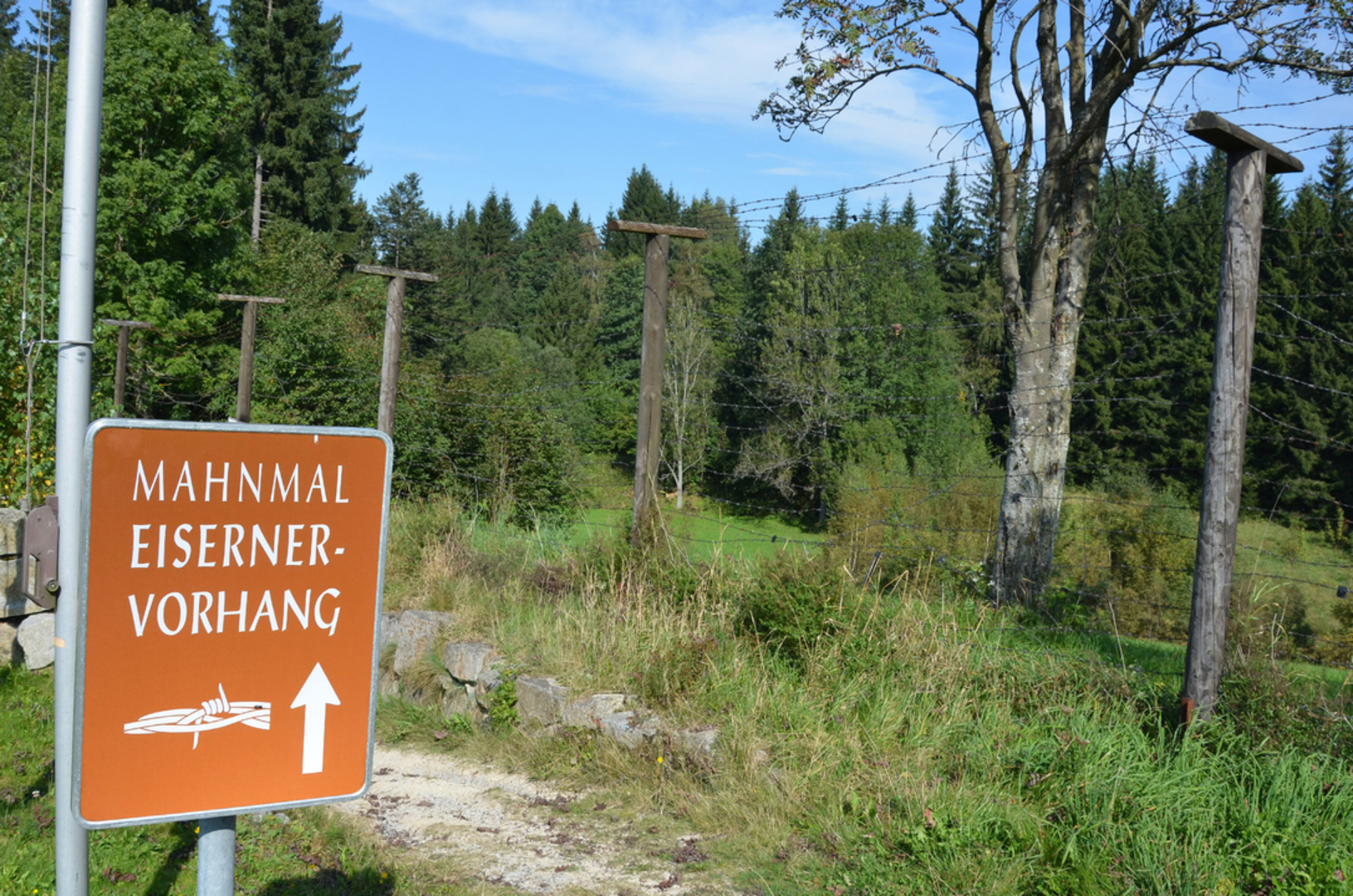 An image depicting the trail V4 Poimer Panorama Trail and its surrounding area.
