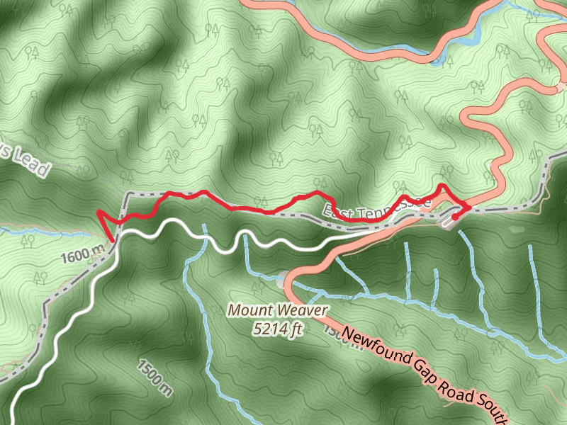 Appalachian Trail and Indian Gap