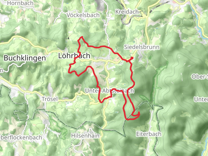 Abtsteinach and Stiefelhohe Loop