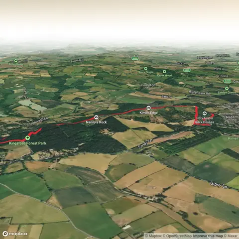 Hike from Kinver via Vale's Rock