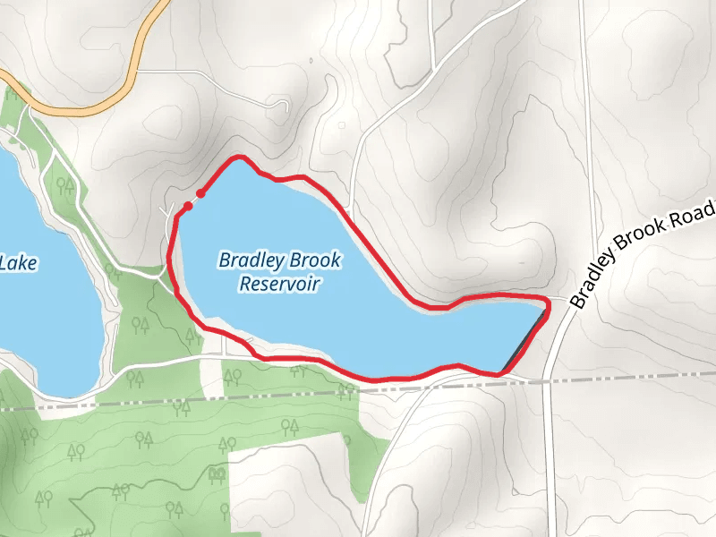 Bradley Brook Reservoir Loop Trail