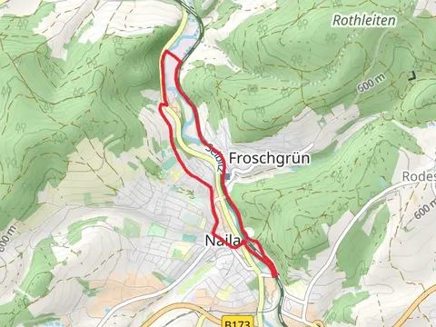 Hohlstein Weg and Weißer Fels Weg