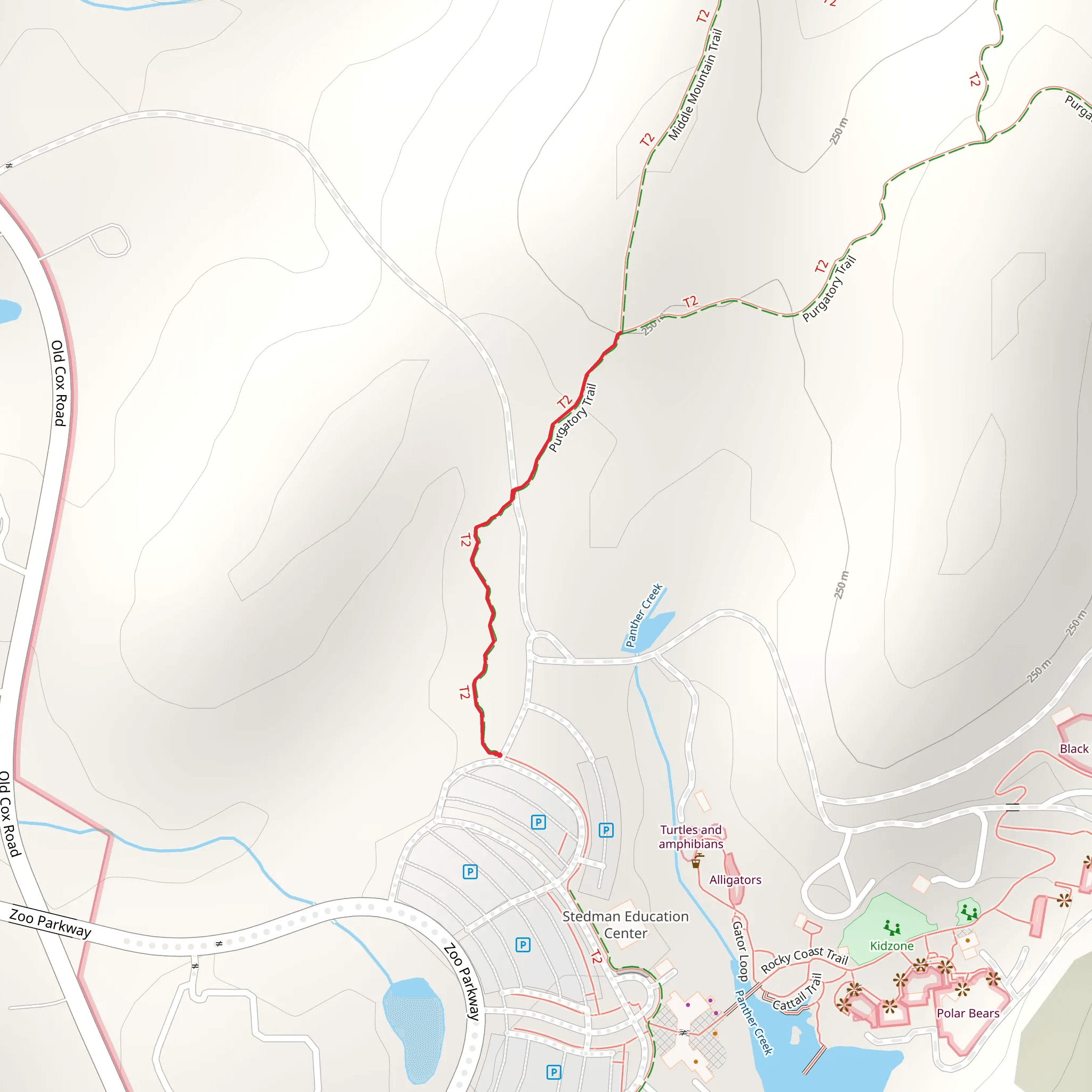 Purgatory Trail mobile static map