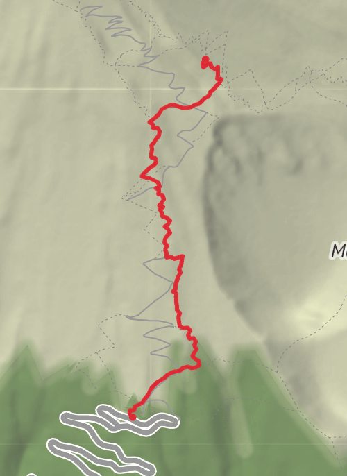 Hike from Fujinomiya-shi mobile static map