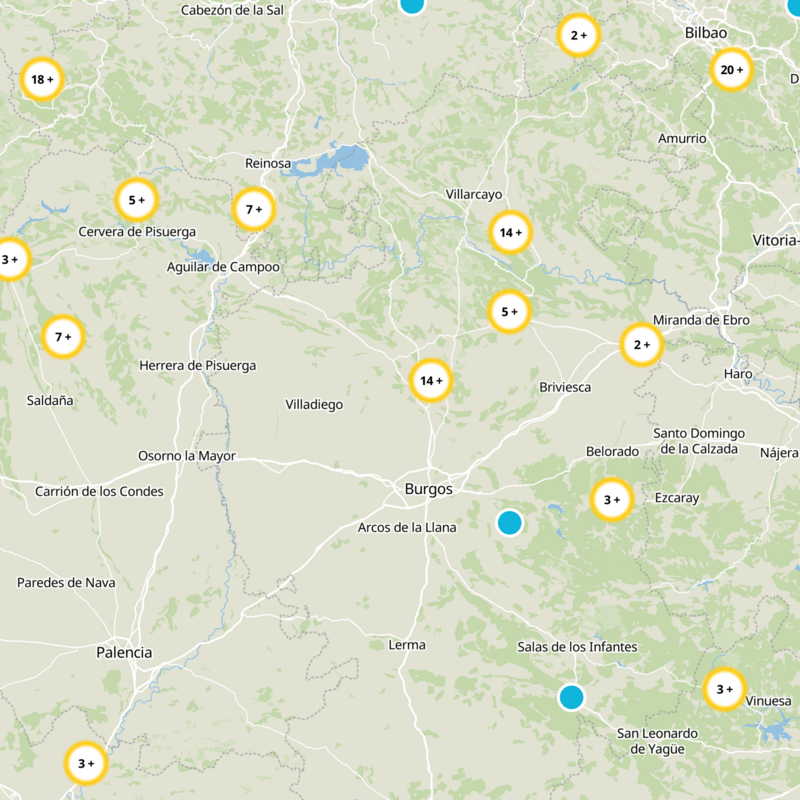 Huérmeces Static Map