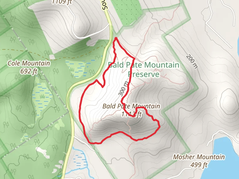 Bald Pate Mountain Loop from South Bridgton Road