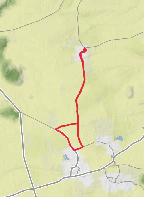 Hike from Kelby mobile static map