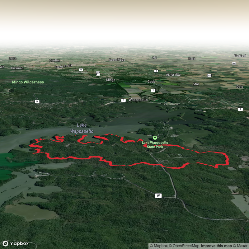 Lake Wappapello Trail Loop