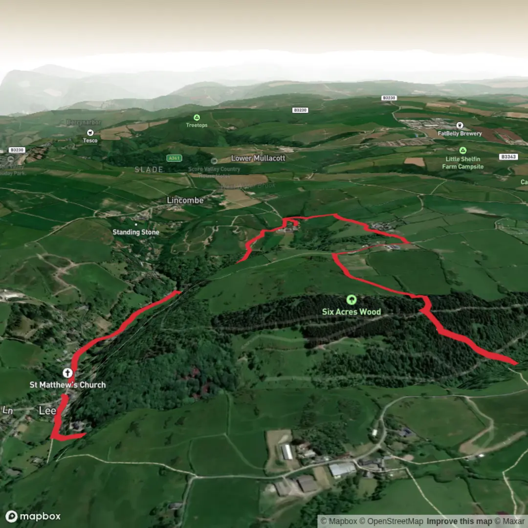 An image depicting the trail Grampus Inn Loop - Inland and its surrounding area.