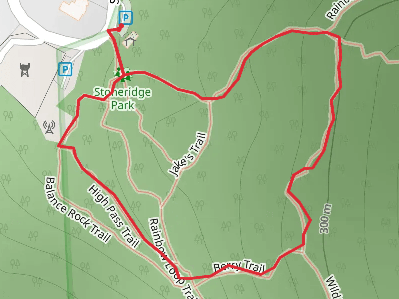 High Pass Trail, Berry Trail and Wild Trail