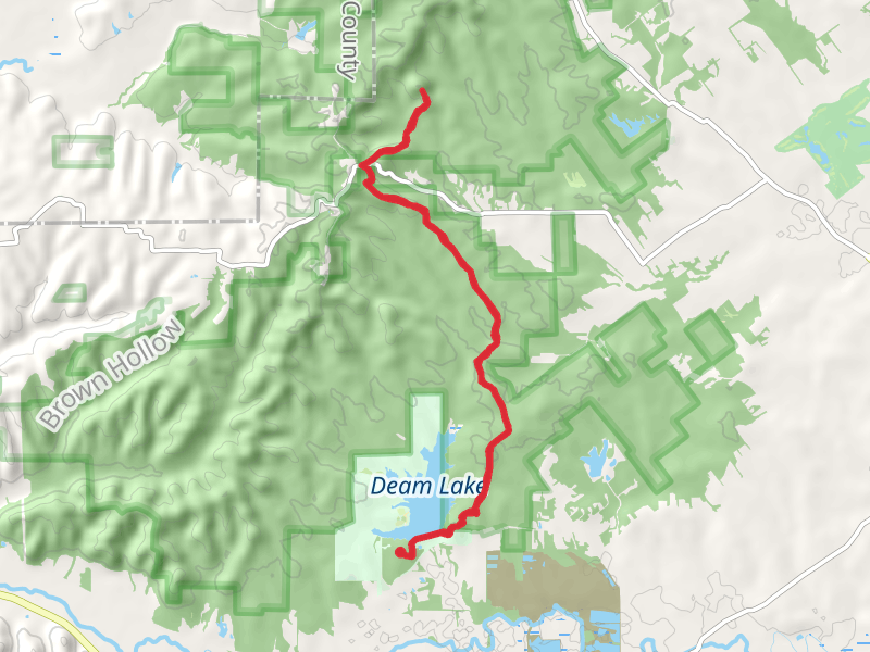 Round Knob via Knobstone Trail