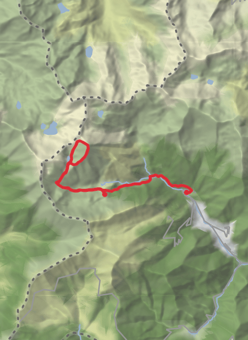 La Massana Walking mobile static map