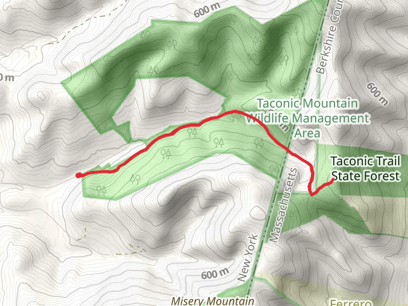 Mattison Hollow Trail - Yellow