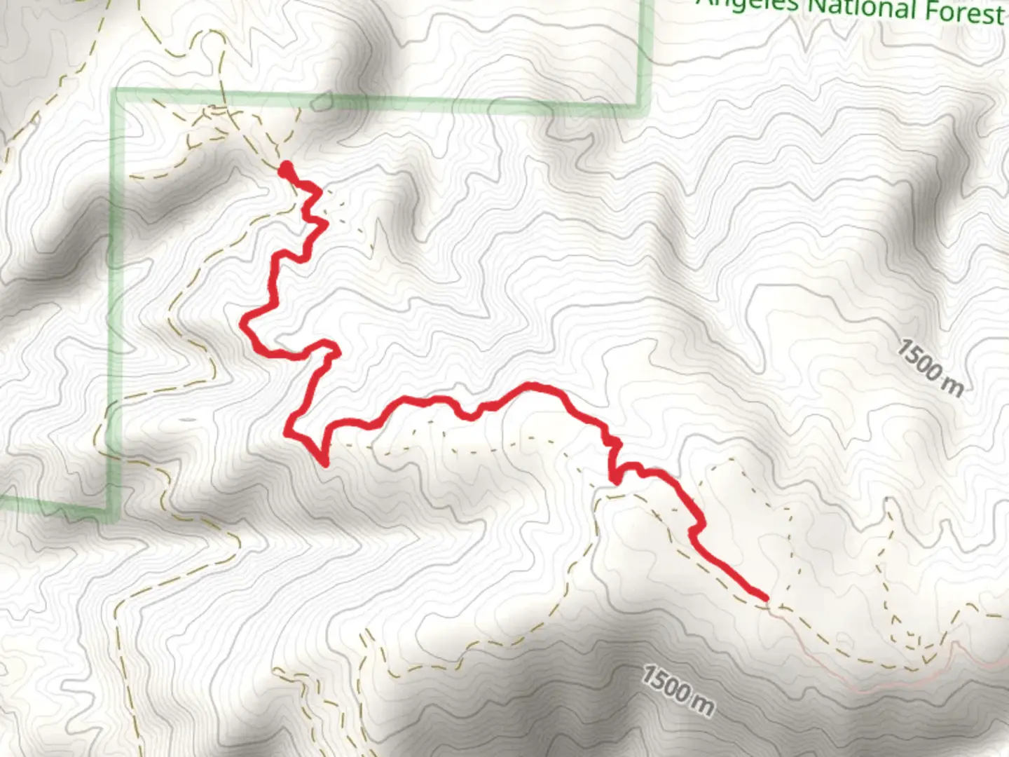 An image depicting the trail Sandberg Trail and its surrounding area.