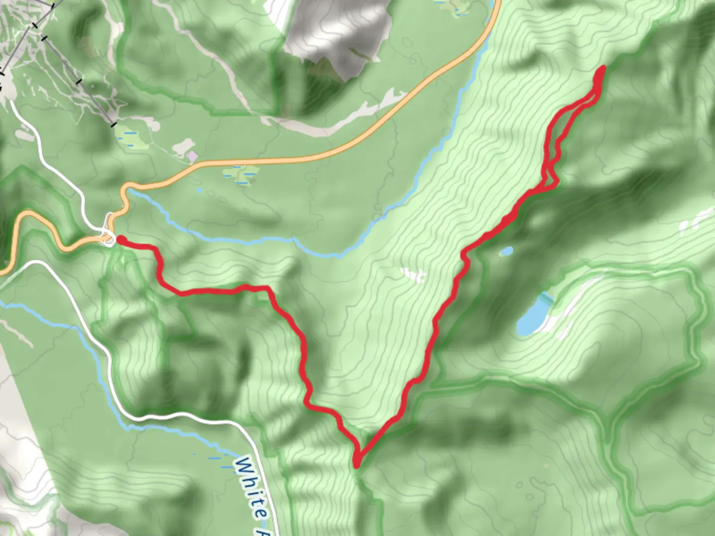 An image depicting the trail Gunsight Butte via Gunsight Trail and its surrounding area.