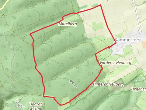 Alter Rennsteig and Fahner Hoehen Hainich Weg LoopLoop