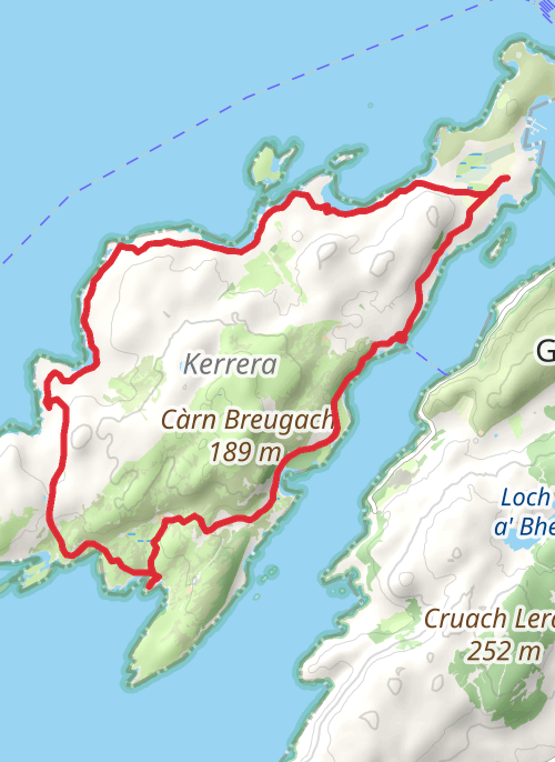 Argyll and Bute Walking mobile static map