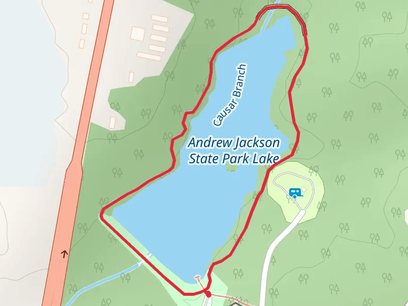 Andrew Jackson State Park Lake Loop