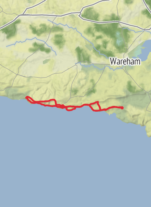 Purbeck Hiking mobile static map