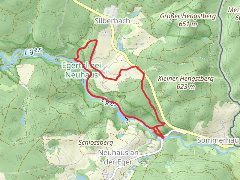 Eger via Hohenberg Eger and Kaiserweg
