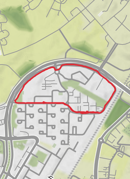 Hike from Kiryat Yam mobile static map