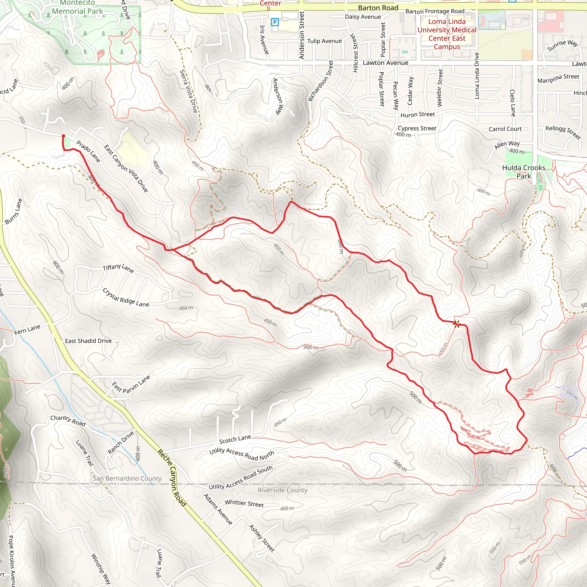 Utility Access Road Loop mobile static map