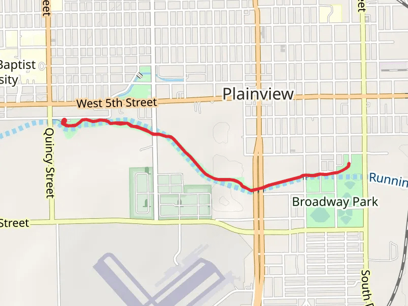 Plainview Walking Trail - Quincy Street