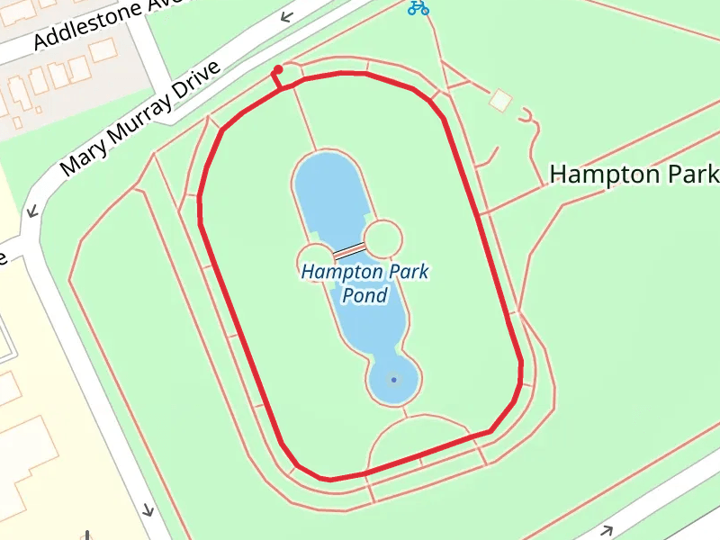 Hampton Park Pond Loop