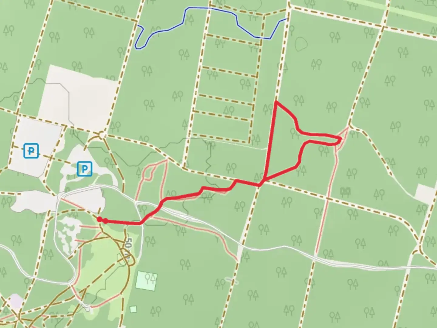 An image depicting the trail Nature Loop Trail and its surrounding area.
