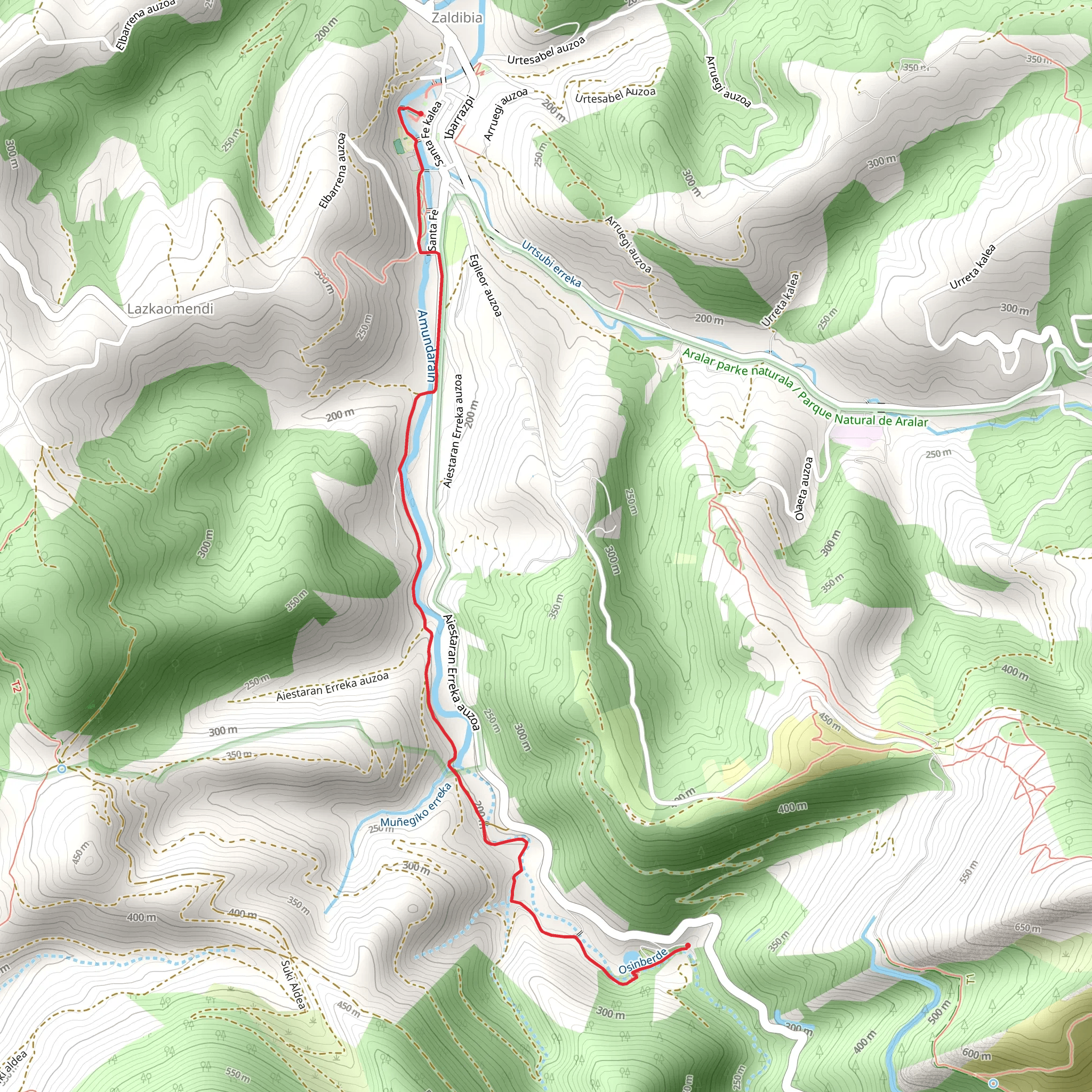 Amundarainerraka Trail SL GI 2008 mobile static map