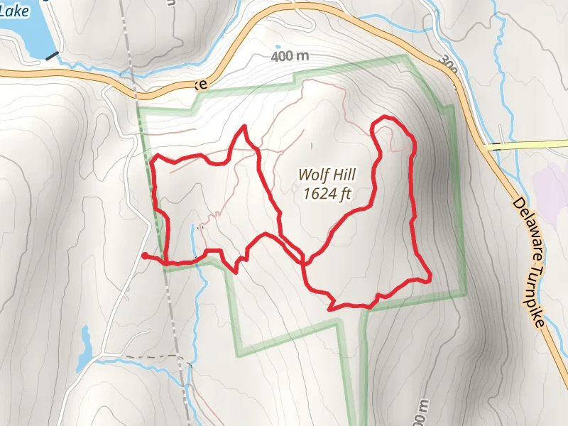 Wolf Hill via white Trail Loop