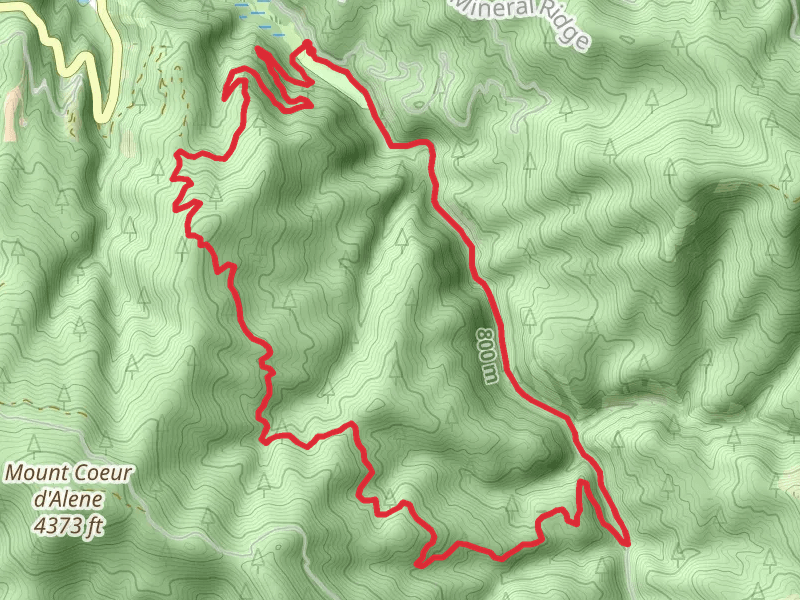Caribou Ridge and Trail 257 South Loop