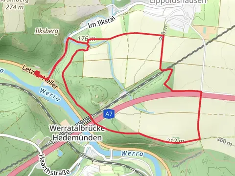 Lippoldshausen L3 Werratalblick and Groß Runde