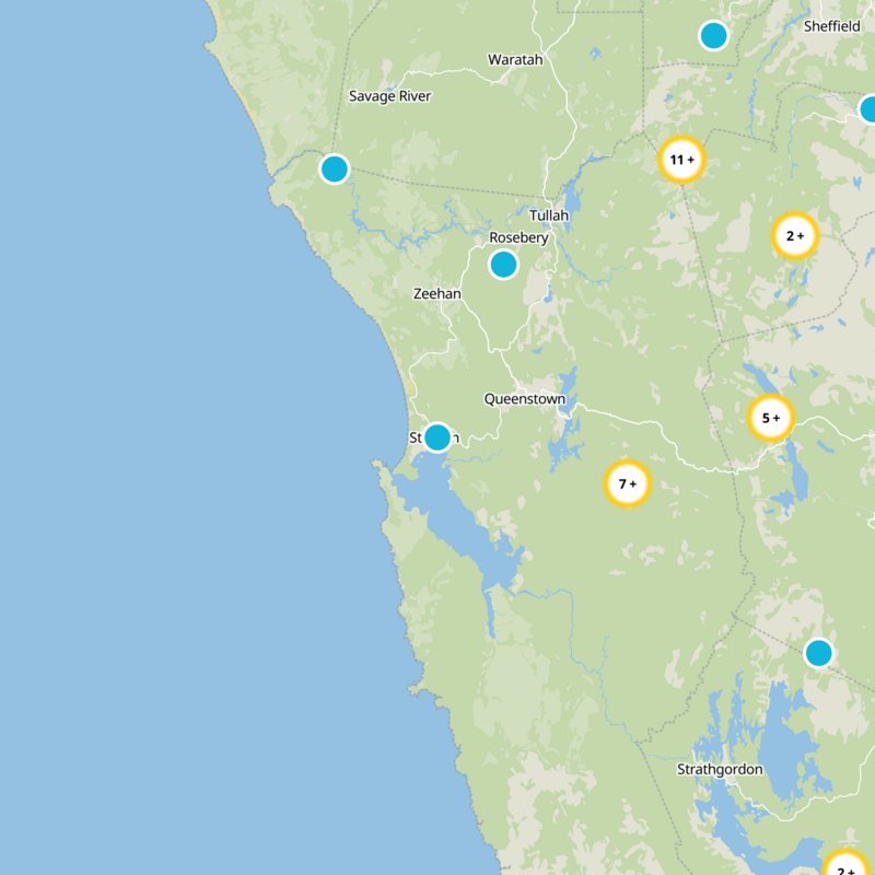 Strahan Static Map
