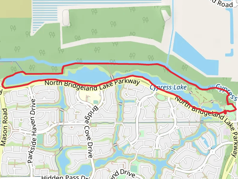 Cypress Creek and North Bridgeland Lake Parkway Loop