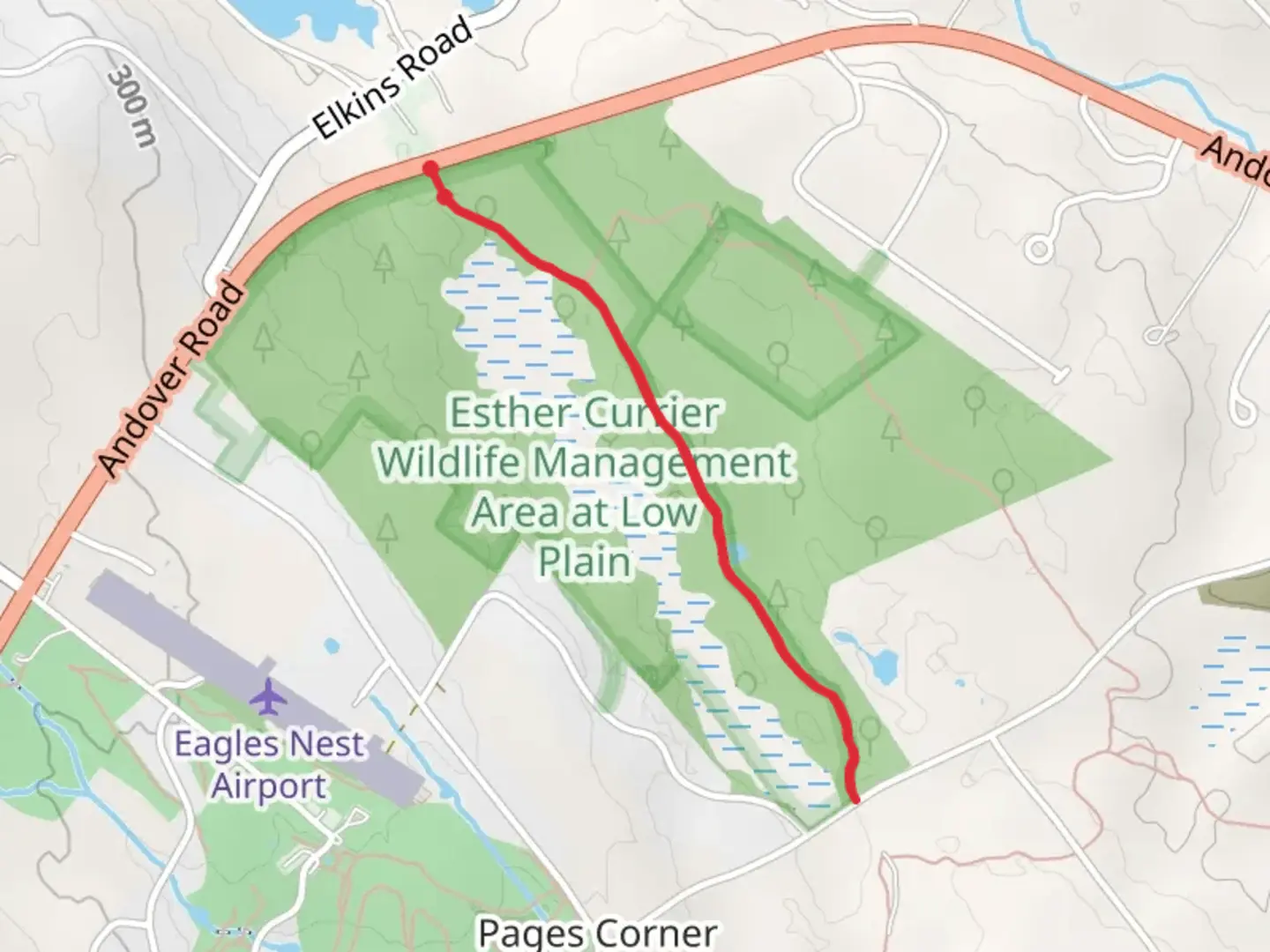 An image depicting the trail Low Plains Natural Area Trail and its surrounding area.