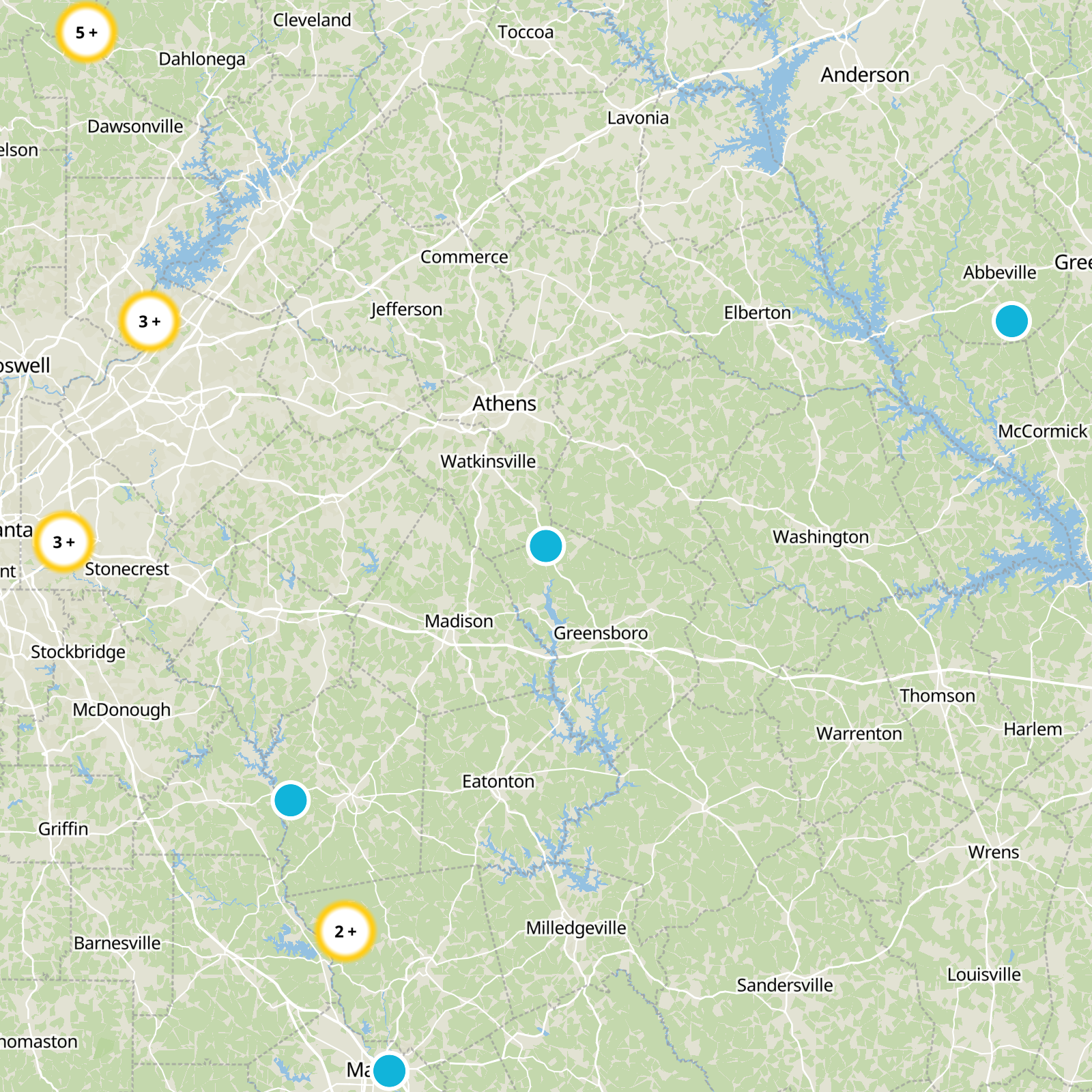 Greene County Static Map