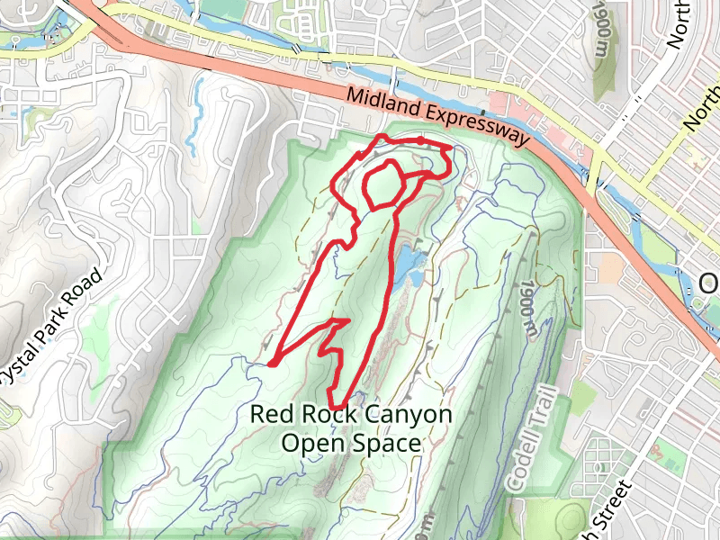 Sand Canyon, Greenlee and Upper Dog Loop Trail