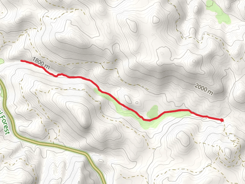 Cottonwood Fisherman Trail mobile static map