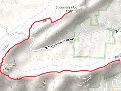 West Mountain and Sugarloaf Mountain via Sunset Trail