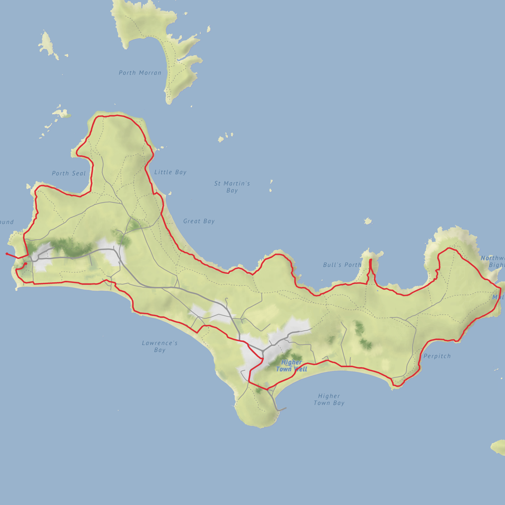 Saint Martin's Loop mobile static map