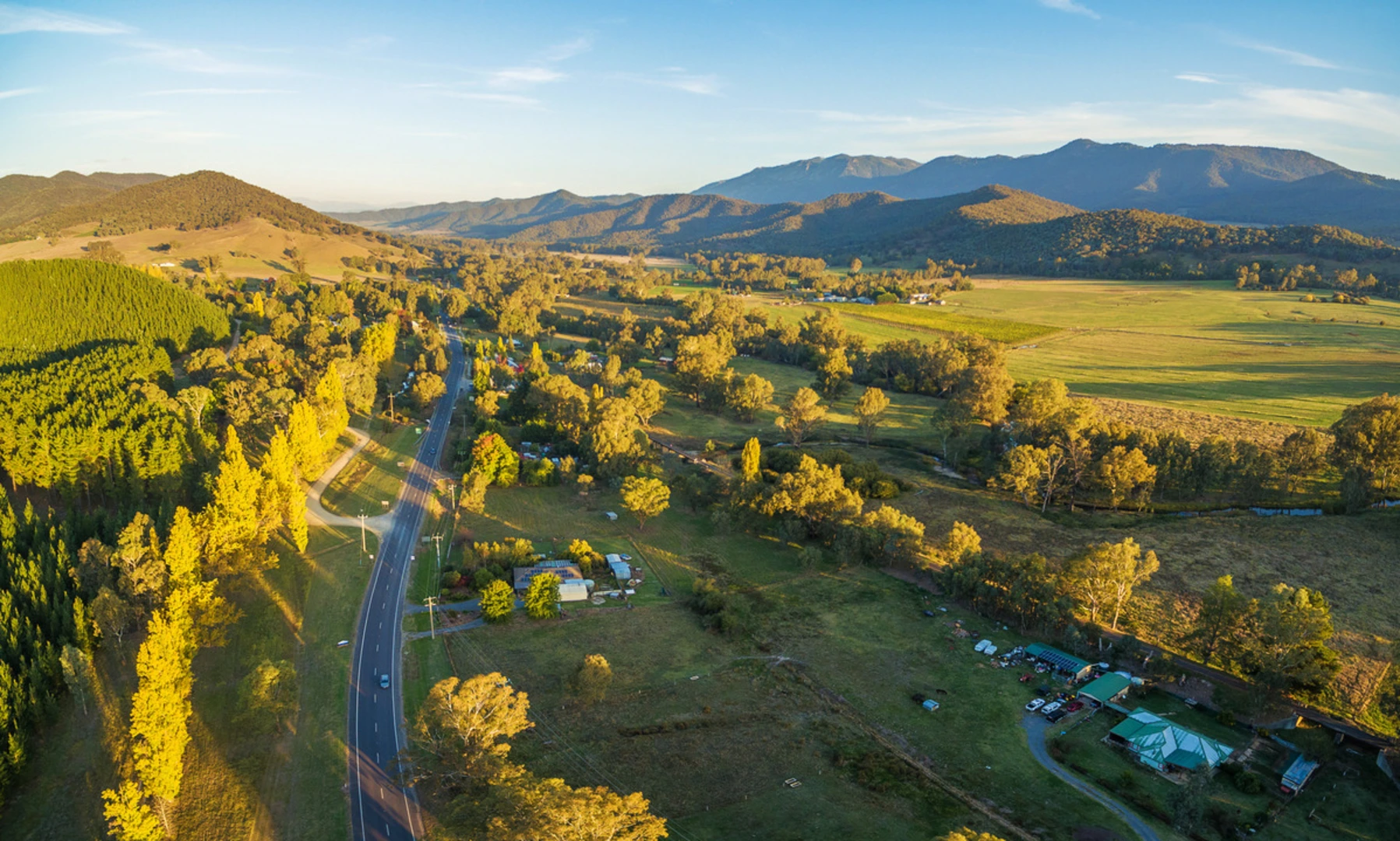 An image depicting the trail Reform Hill - Myrtleford Threatened Species Mosaic Trail and its surrounding area.