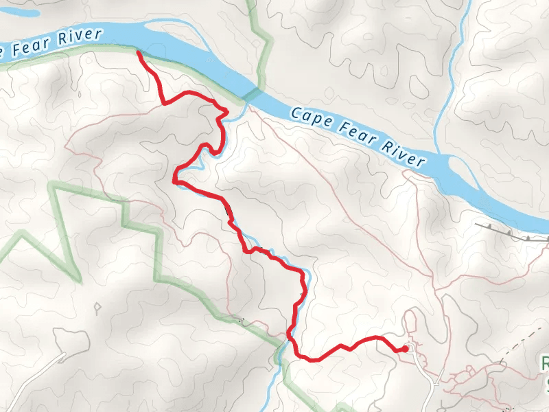 Campbell Creek Loop Trail and Lanier Falls Trail