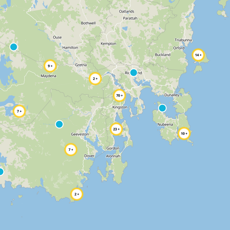 Hobart Static Map