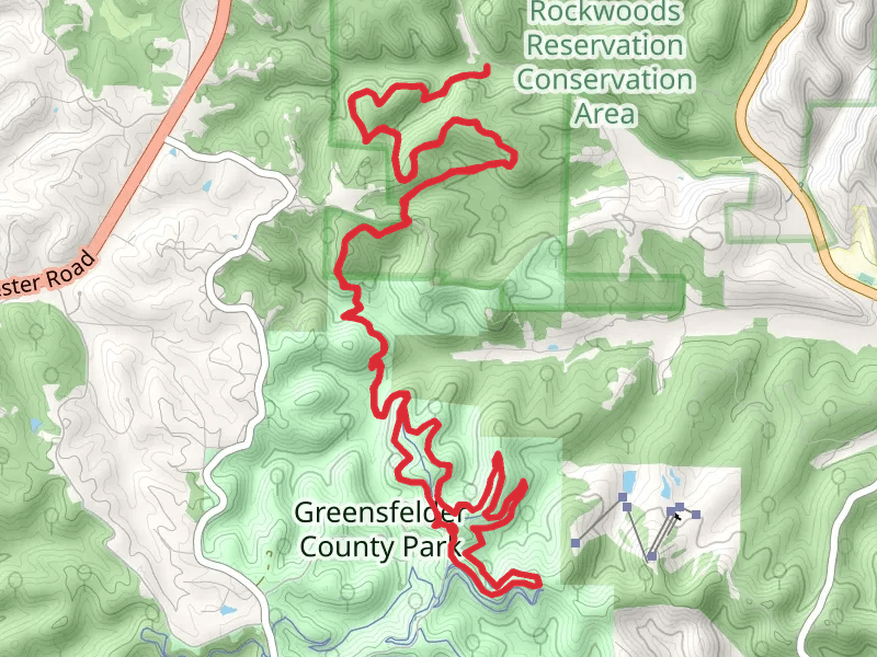 Beulah Trail and Green Rock Trail