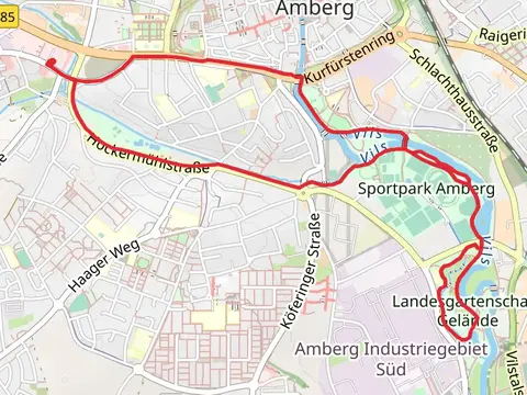 Otto-Woehlert Weg and Vilstalwanderweg